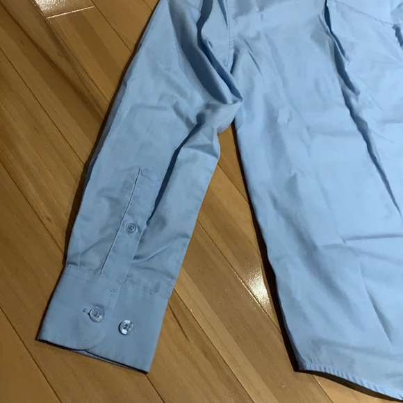 EUC Boys Newberry Light Blue Button Up Dress Shirt - size 12 - Picture 11 of 16